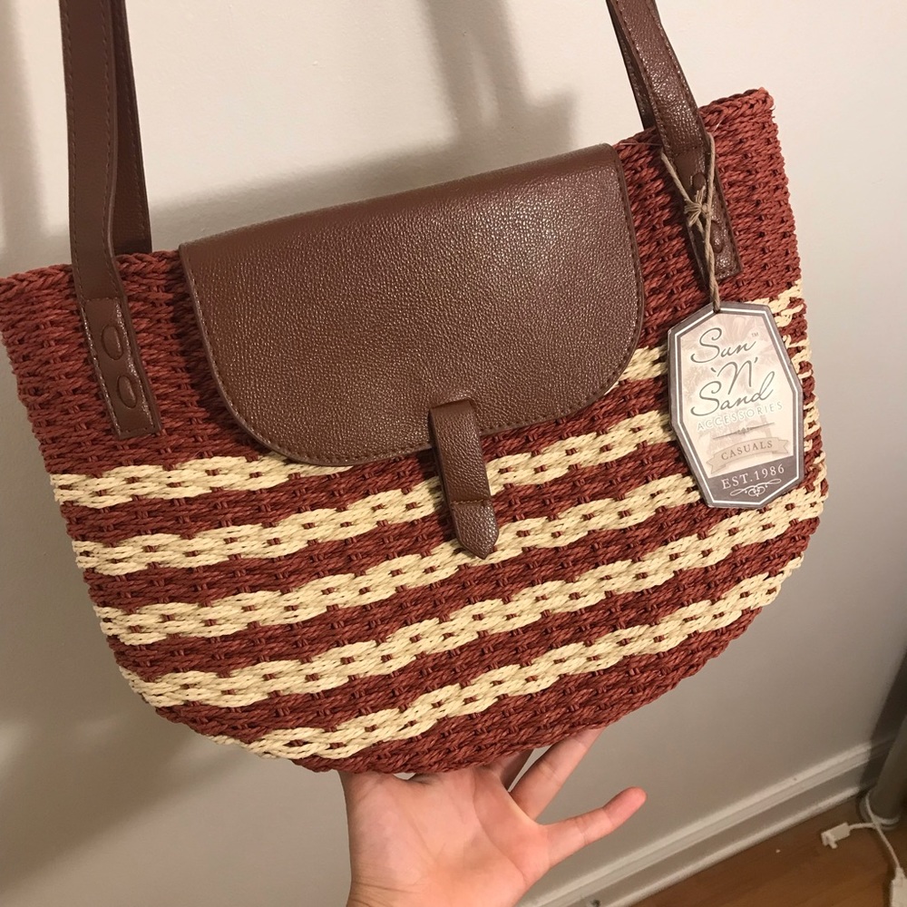 🔴SOLD🔴 NWT Knit Bohemian Beach Tote